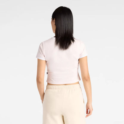 New Balance Linear Rose Baby Doll T-Shirt For Women