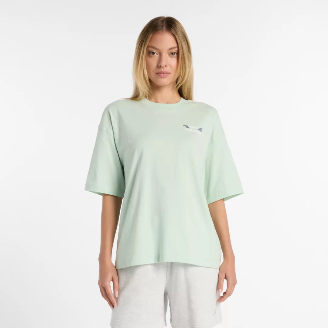 New Balance Flower Oversize T-Shirt For Women