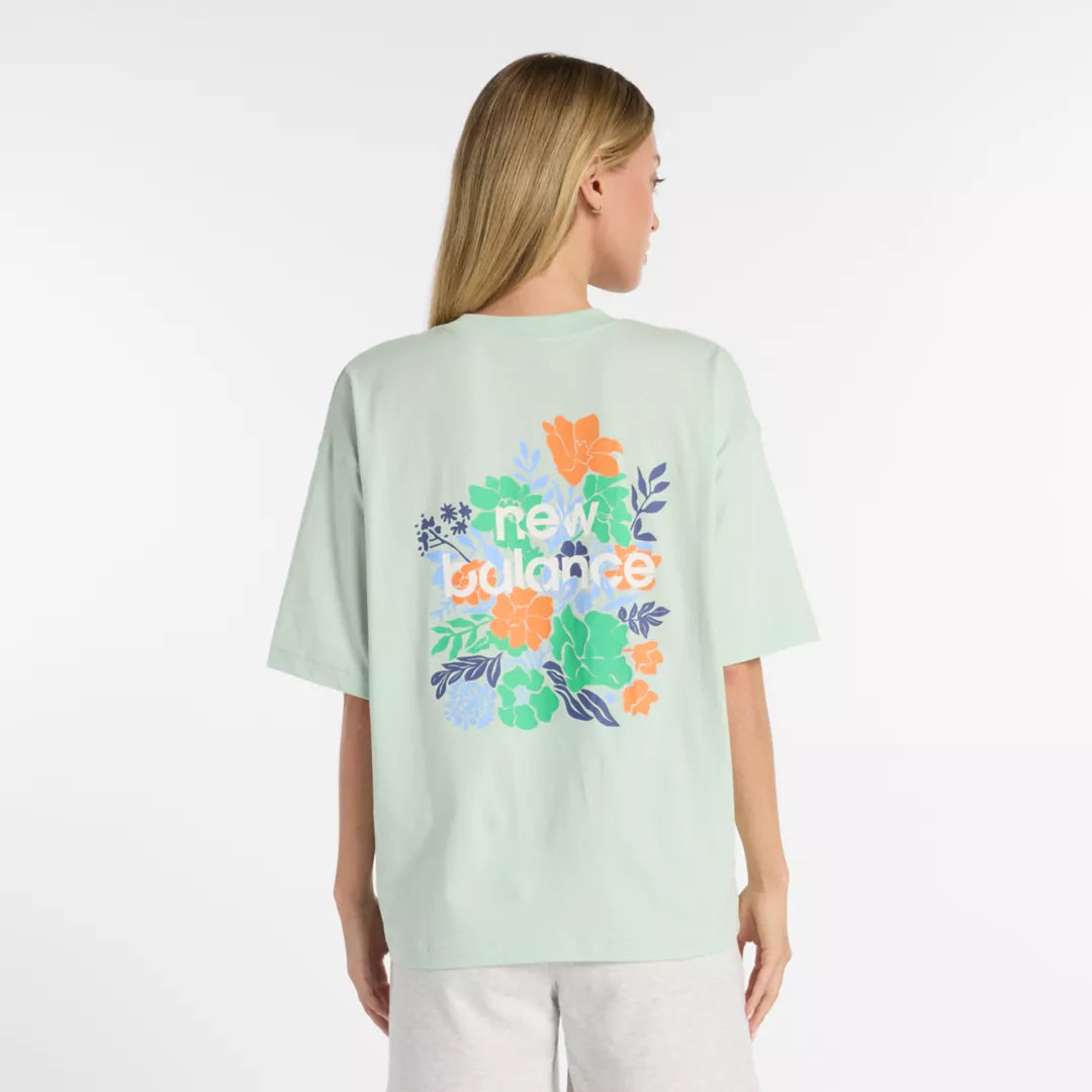 New Balance Flower Oversize T-Shirt For Women