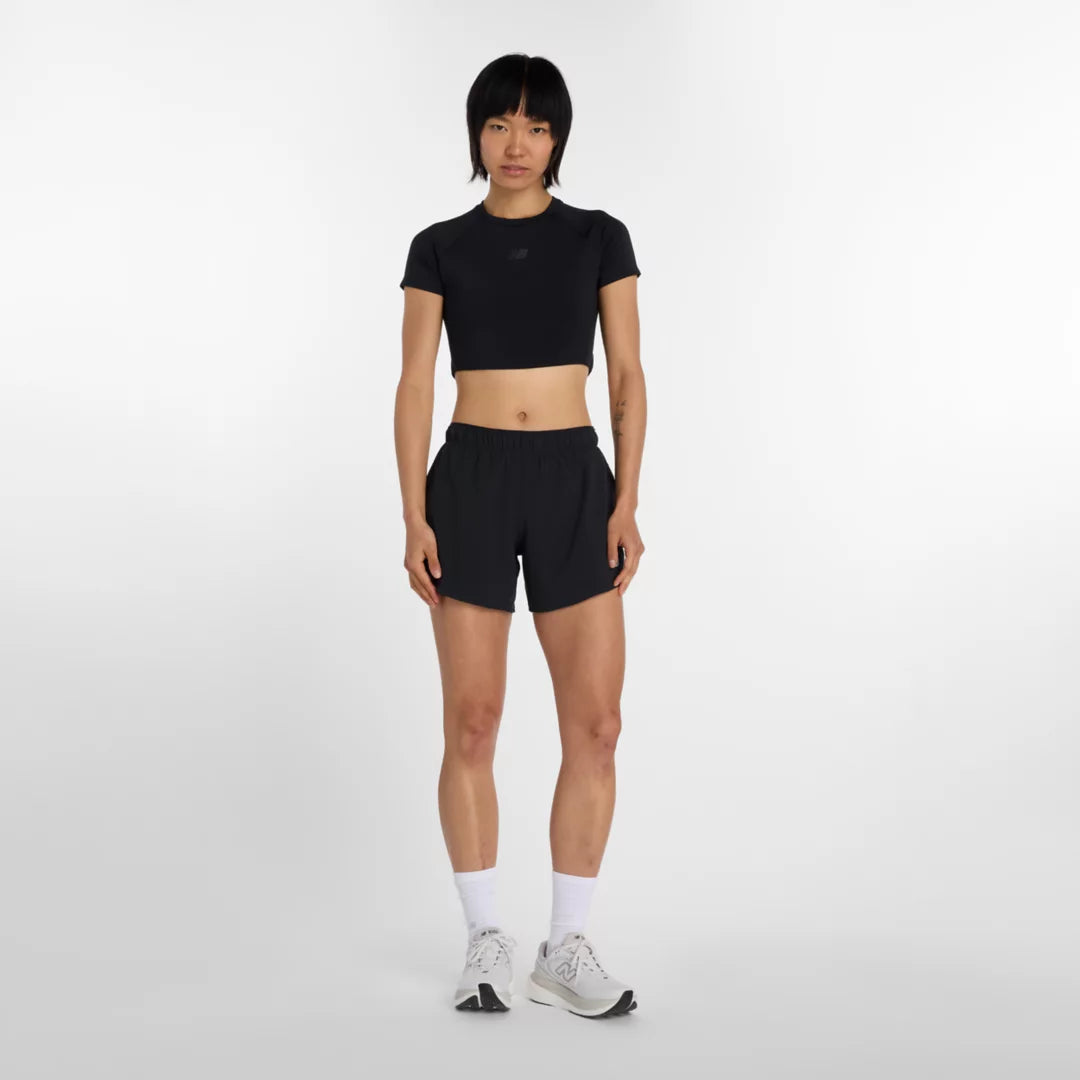 New Balance RBC Brooklyn Half Fast Days Fitted Crop T-Shirt For Women