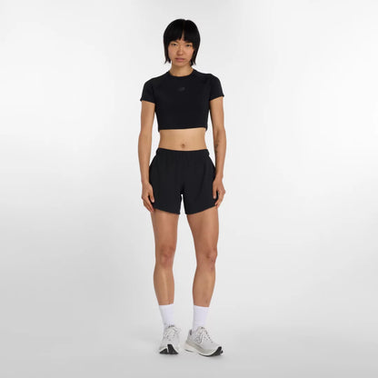 New Balance RBC Brooklyn Half Fast Days Fitted Crop T-Shirt For Women