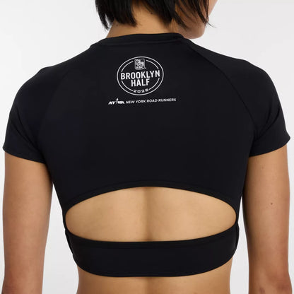 New Balance RBC Brooklyn Half Fast Days Fitted Crop T-Shirt For Women