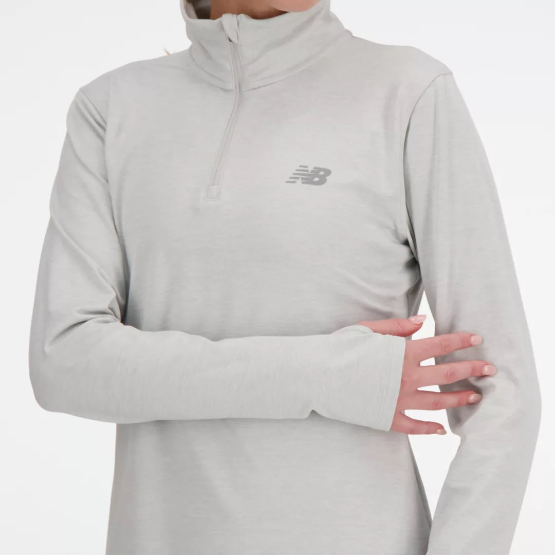New Balance Sport Essentials Space Dye 1/4 Zip For Women