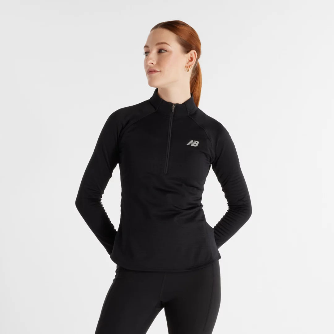 New Balance RC Essential Heat Grid 1/2 Zip For Women