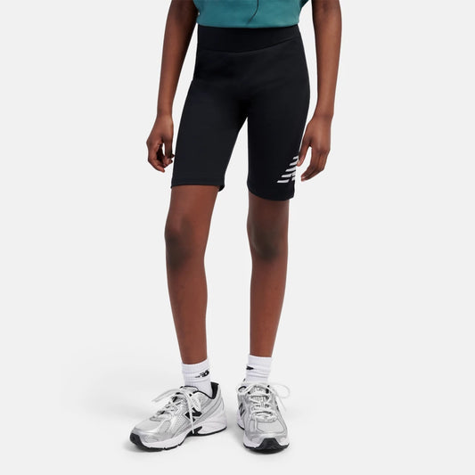 New Balance Stacked Logo Cycle Short For Kids