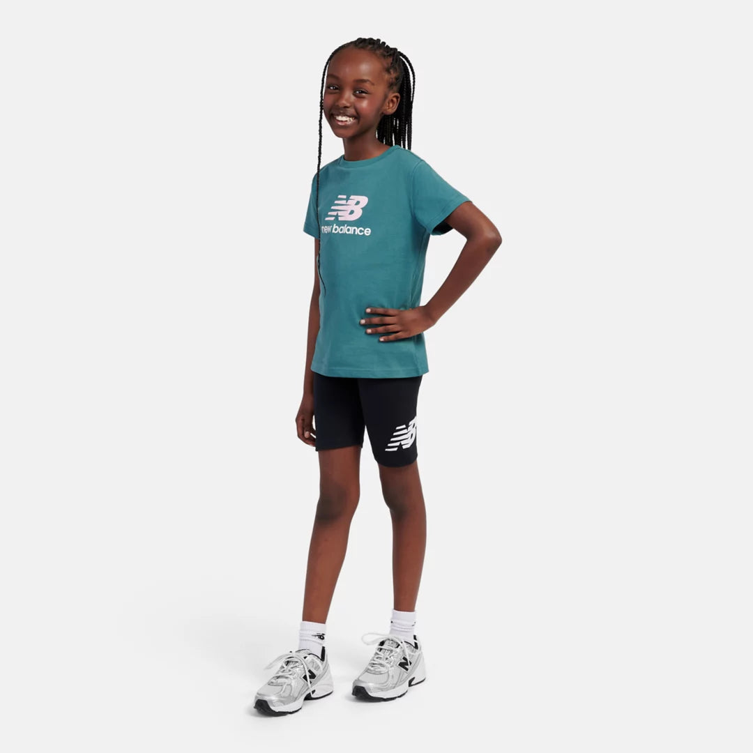New Balance Stacked Logo Cycle Short For Kids