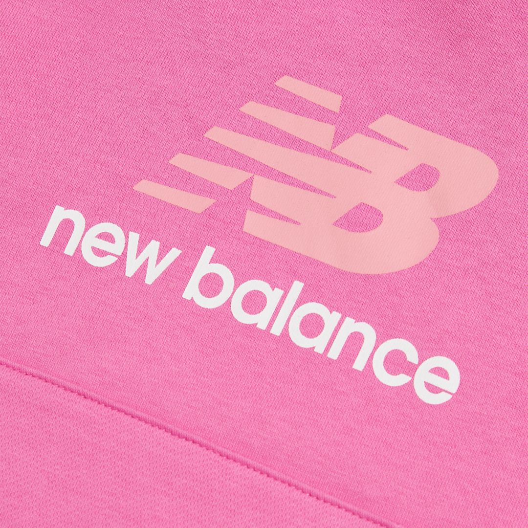 New Balance BB Stacked Logo Hoodie For Kids