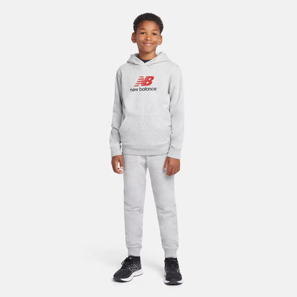 New Balance French Terry Stacked Logo Hoodie For Kids