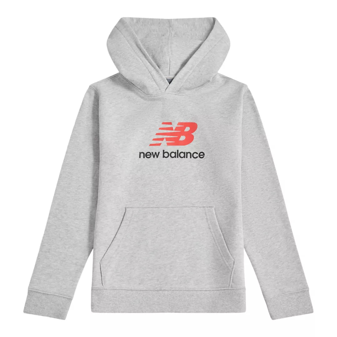 New Balance French Terry Stacked Logo Hoodie For Kids
