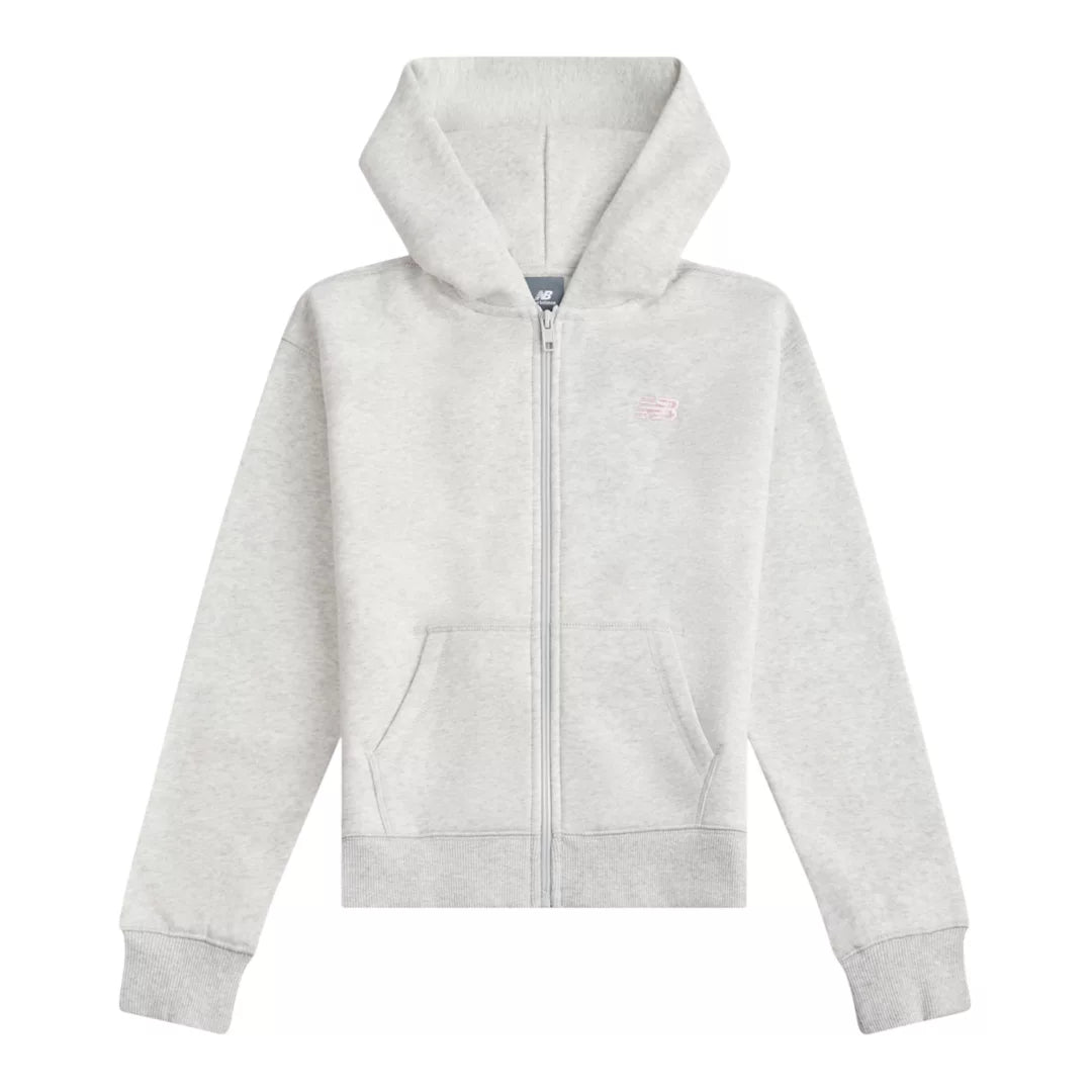 New Balance BB Small Logo Full Zip Hoodie For Kids