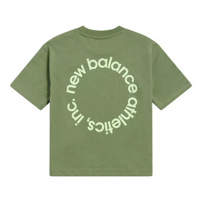 New Balance Circular Logo Graphic T-Shirt For Kids