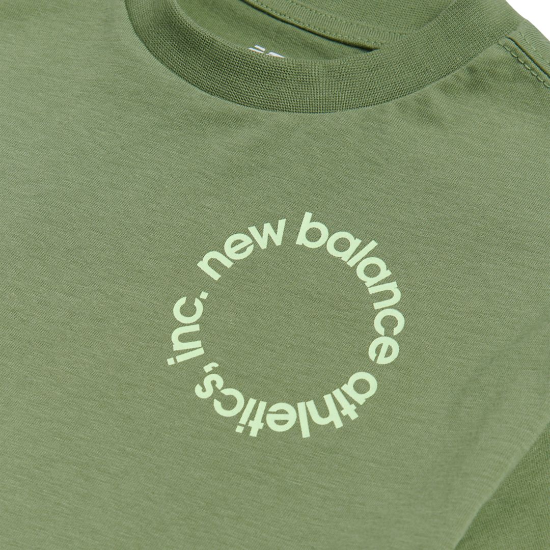New Balance Circular Logo Graphic T-Shirt For Kids