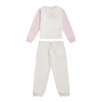 New Balance Colorblock Crew & Jog Set For Kids