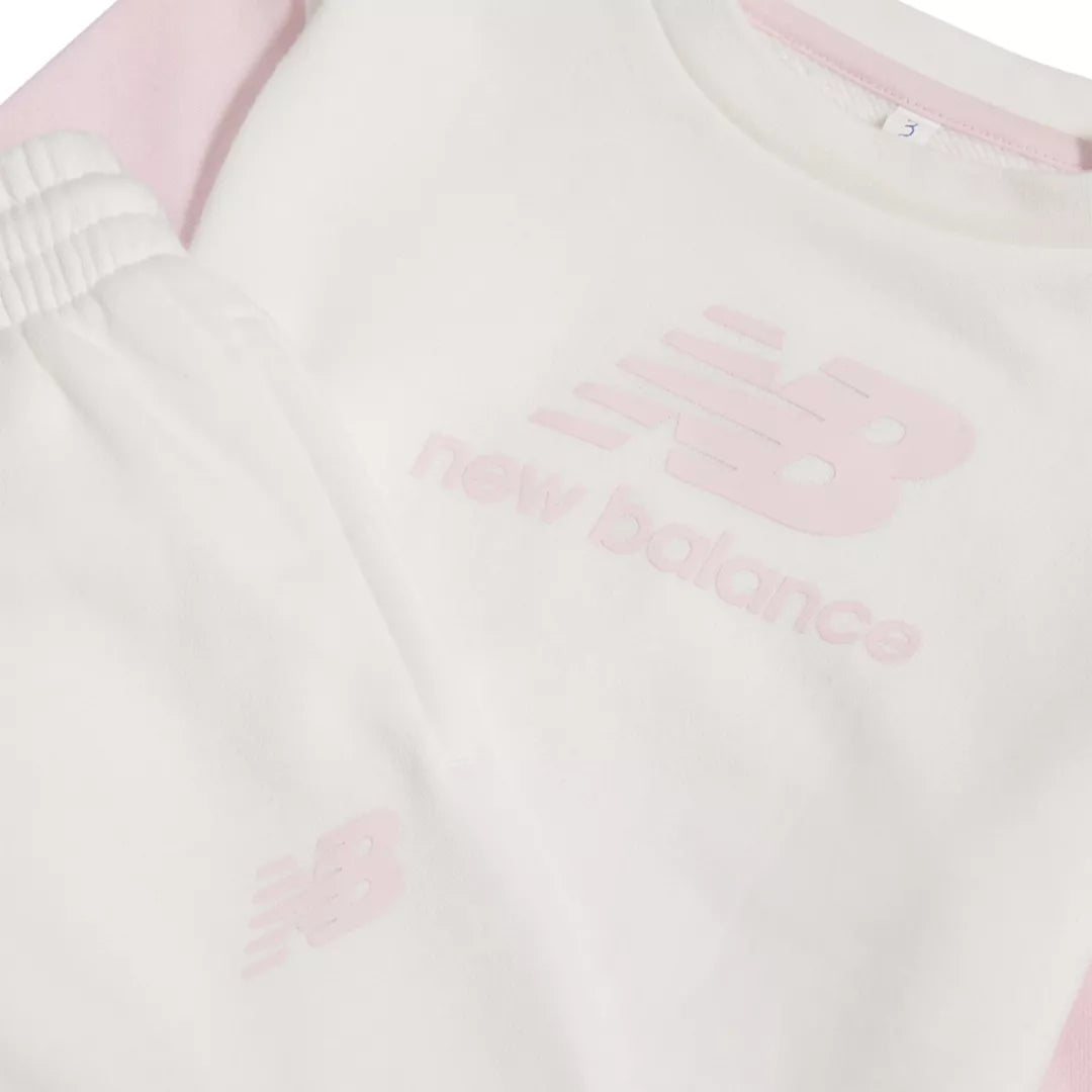New Balance Colorblock Crew & Jog Set For Kids