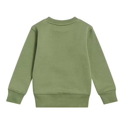 New Balance Brush Back Stacked Logo Crew For Kids