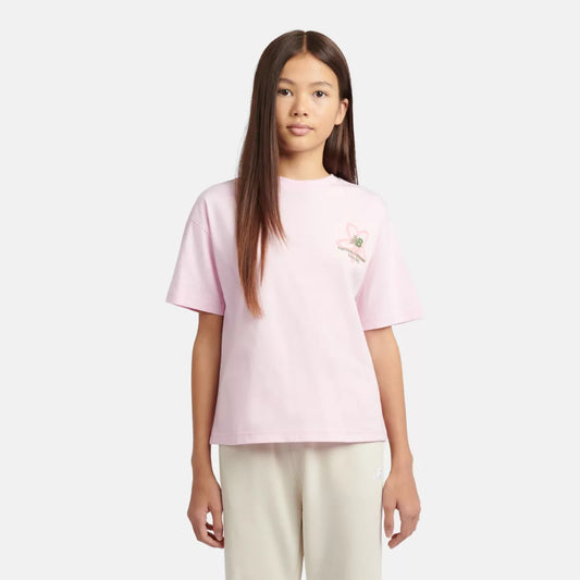 New Balance Boston Floral Graphic T-Shirt For Kids