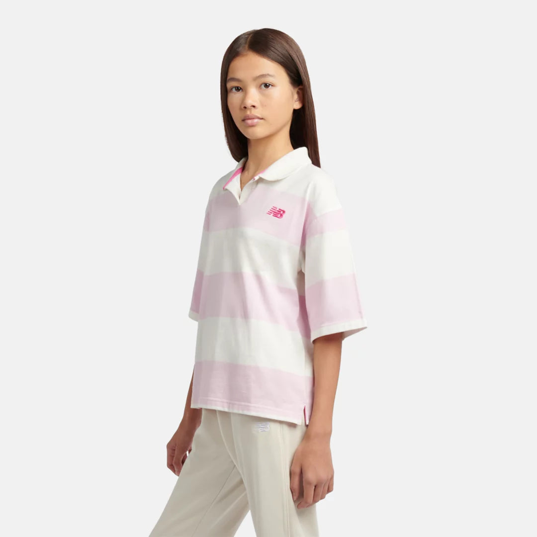 New Balance Striped Rugby Polo For Kids