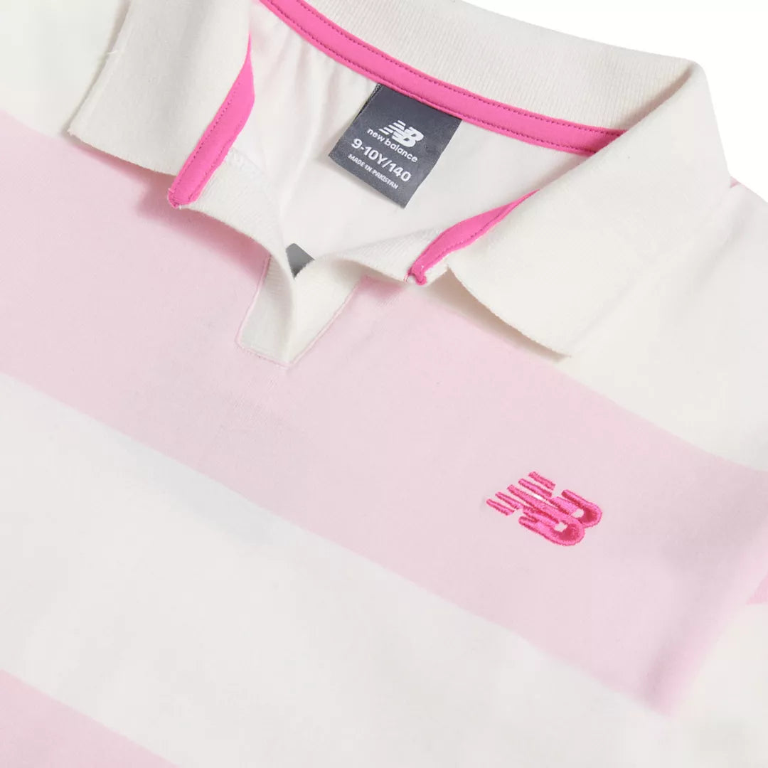 New Balance Striped Rugby Polo For Kids