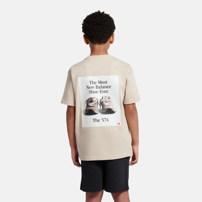 New Balance 574 Shoe Graphic T-Shirt For Kids
